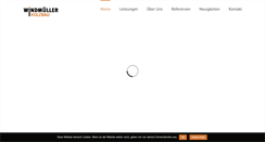 Desktop Screenshot of holzbau-windmueller.de
