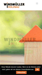 Mobile Screenshot of holzbau-windmueller.de