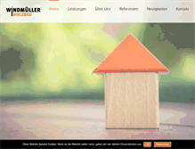 Tablet Screenshot of holzbau-windmueller.de